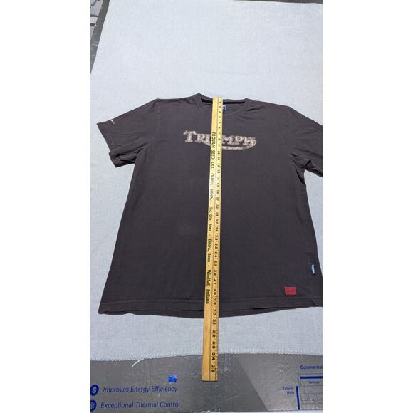 Triumph Motorcycles Steve McQueen Special Edition T-Shirt Men' XL Brown Korea... - Picture 16 of 16